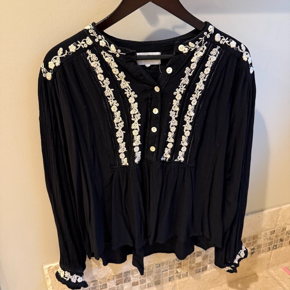 Dear John Boho Peasant Blouse Medium